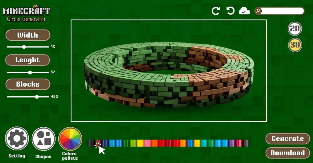 Minecraft Circle Generator